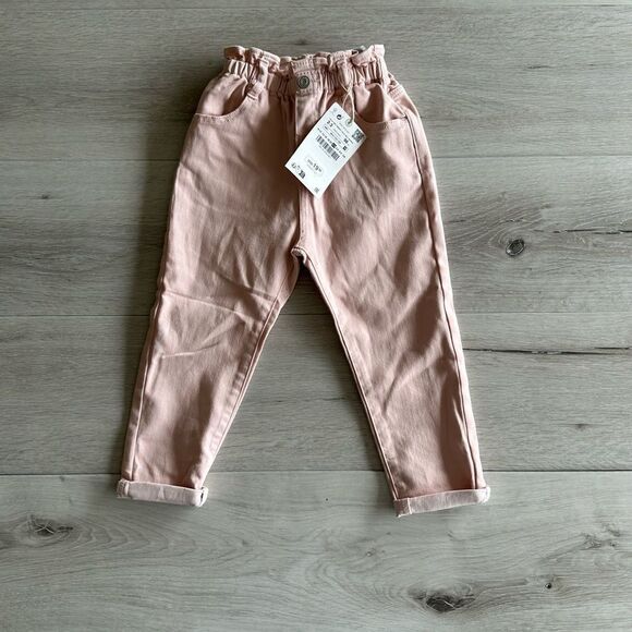 Zara Comfort Jeans Pink 2-3 Years NWT - Picture 4 of 6